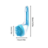 Nouvelle Brosse 2-en-1 pour Bain et Toilettage des Animaux