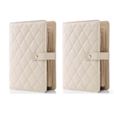 Livre de rangement portable pour bijoux en cuir de luxe