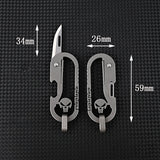 Porte-clés en titane