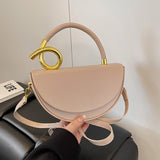 Sac à main pour femme, couleur unie, tendance