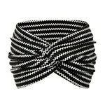 Bandeau de yoga à croix imprimée
