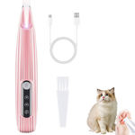 Rasoir de pieds LED pour animaux de compagnie