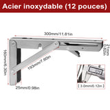 Support de partition triangulaire pliable