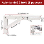 Support de partition triangulaire pliable