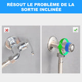 Robinet triangulaire rotatif