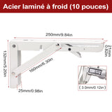 Support de partition triangulaire pliable