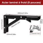 Support de partition triangulaire pliable