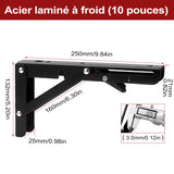 Support de partition triangulaire pliable