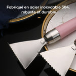 Rabot en acier inoxydable pour écailles de poisson