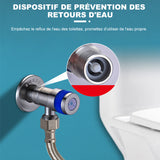 Robinet triangulaire rotatif