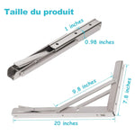 Support de partition triangulaire pliable