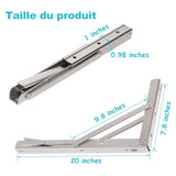 Support de partition triangulaire pliable