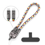 2-en-1 Cable de Datos de Carga Rápida y Cordón para Teléfono