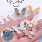 Boucle de taille papillon perle