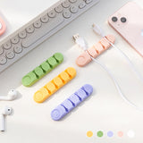 Organisateur de câbles de données en silicone ours