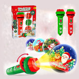 Lampe de poche de projection de Noël