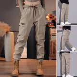 Pantalon de travail multi-poches à cordon de serrage