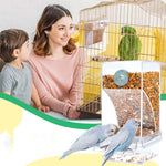 Mangeoire d'oiseaux automatique transparente sans déversement