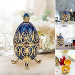 Boîte à bijoux en forme d'œuf pour Pâques