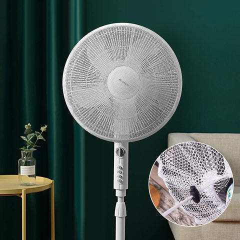 Cache-poussière anti-pincement du ventilateur