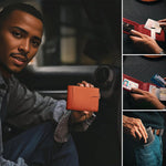 Porte-cartes Swipe en cuir antivol
