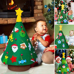 Arbre de Noël en feutre DIY Montessori 3D