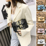 Sac Vintage Carré à Chaîne