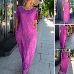 👗2024 Robe imprimée grande taille à la mode
