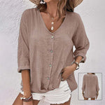 Cardigan en Mousseline de Soie à col en V