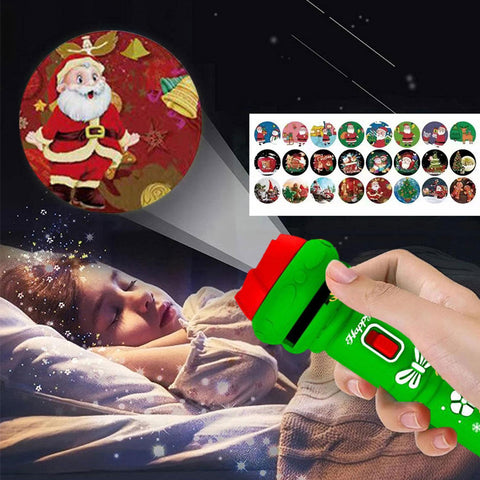 Lampe de poche de projection de Noël