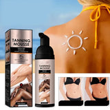 Mousse bronzante hydratante correctrice de couleur