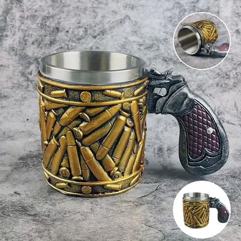 Tasse à bière créative en acier inoxydable