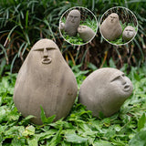 Figurine visage en pierre