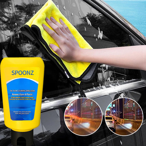 Lotion nettoyante pour vitres à film d'huile