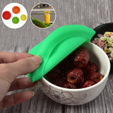 Couvercle en silicone pour sceller les fruits
