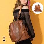Sac à bandoulière antivol en cuir PU