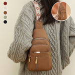 Sac ceinture décontracté à fermeture éclair pour femme