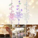 Pendentif Fleur Élégant pour Rétroviseur de Voiture