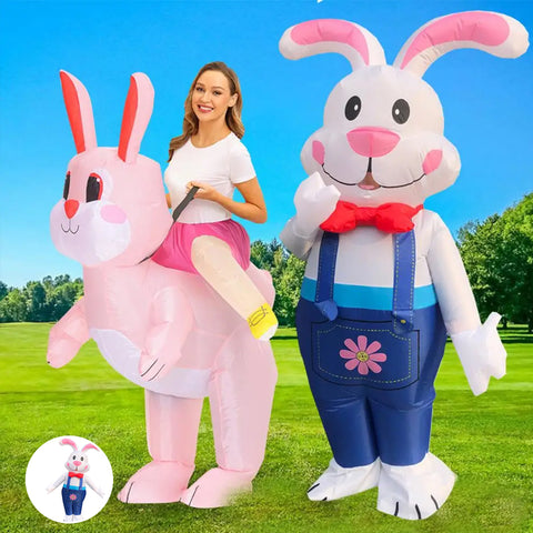 Costume de lapin gonflable de Pâques