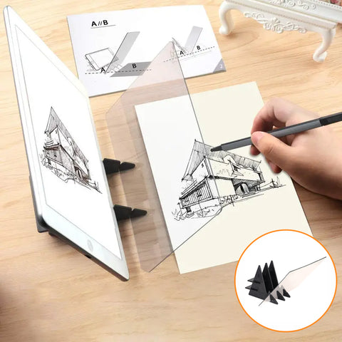 Planche à dessin translucide