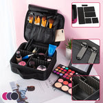 Trousse de Maquillage avec Compartiment Ajustable
