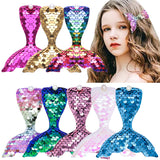 Barrette à cheveux scintillante sirène