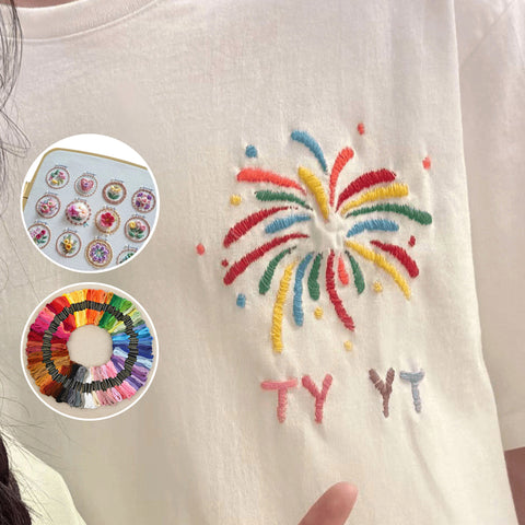 Kit de broderie de cadre de petite fleur