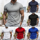 T-shirt pour Homme de Couleur Unie