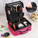 Trousse de Maquillage avec Compartiment Ajustable