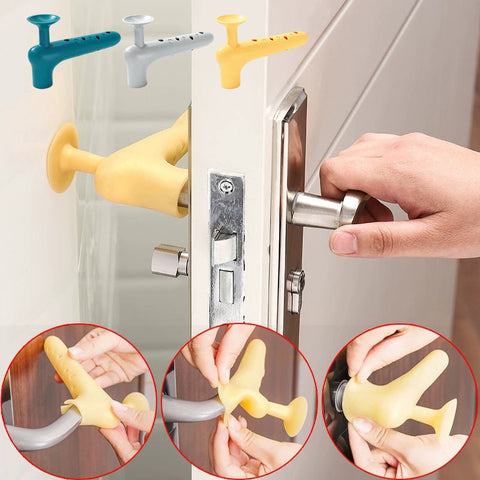 Poignée de porte en silicone