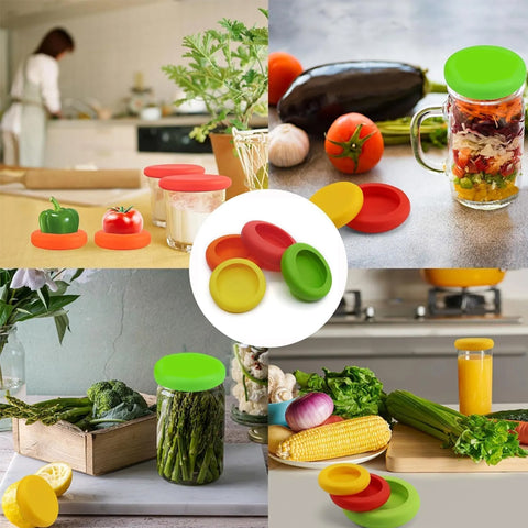 Couvercle en silicone pour sceller les fruits