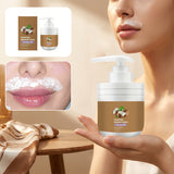 Crème dépilatoire douce à l'huile de coco pour le visage