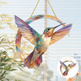 Breloque de jardin colibri
