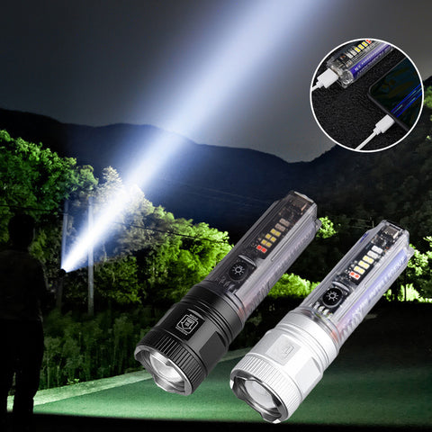 Lampe de poche zoom pour l'extérieur